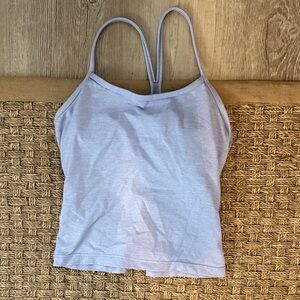 lululemon athletica Light Gray Tank Top